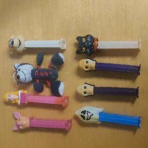 8 Vintage PEZ Dispensers